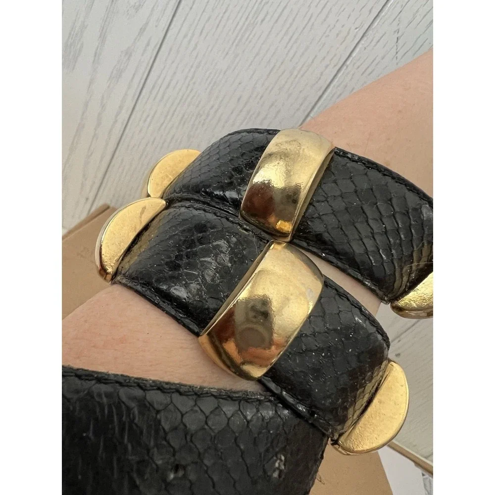 Vintage 1980's Snake Skin MZA of New York 1